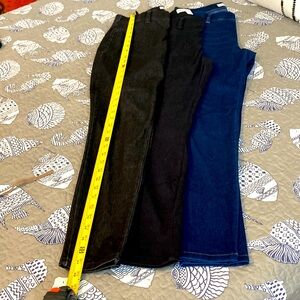 Amazon Essentials Leggings/skinny lightweight jeans. NWOT 3 pair. Size: Medium